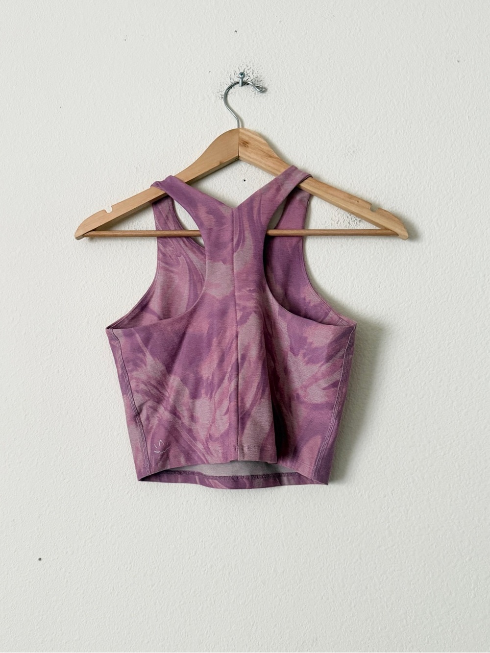 Beyond Yoga MEDIUM SMALL Spacedye Printed leggings sports bra set purple marble - Picture 3 of 10